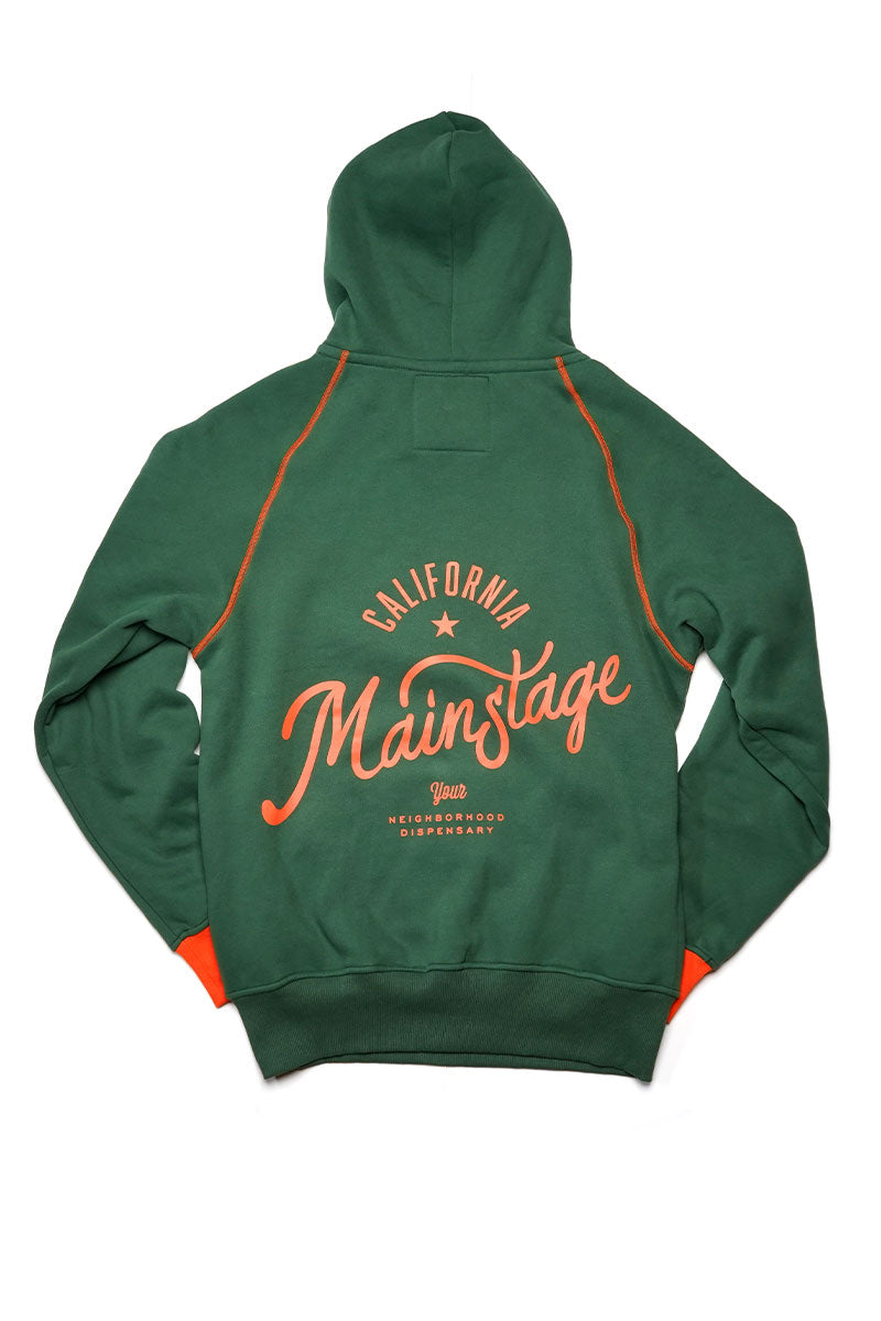 Mainstage X Seedless Orange & Green Hoodie